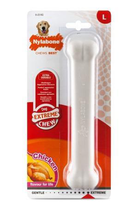 Comparer les prix de Jouet Chien - Nylabone Extrem Bone L