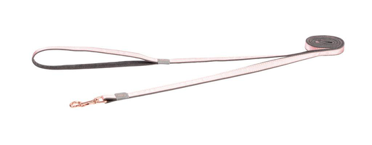 Meilleurs prix pour Laisse Chien - Rogz Blush Gris et Rose - 1,6 x 180 cm