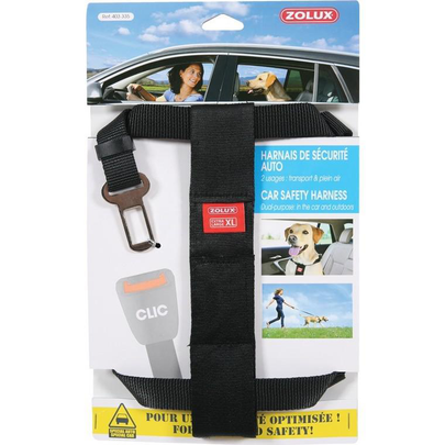 Meilleurs prix pour Transport Chien - Harnais de sécurité voiture XL - 21x2x34 cm