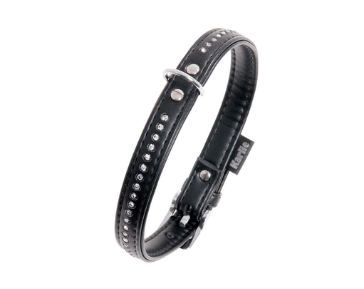 Meilleurs prix pour Collier Chien - Flamingo Collier Monte Carlo Noir - 17/20 x 1,1 x 0,2 cm