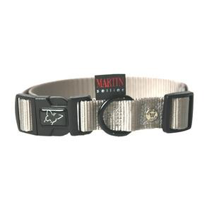 Comparer les prix de Collier Chien - Martin Sellier Collier réglable Gris - 45 / 65 x 2,5 cm