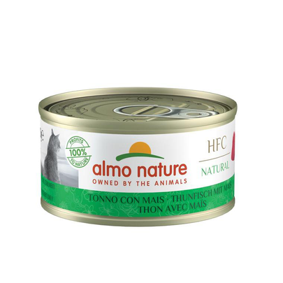 Meilleurs prix pour Boîte Chat – Almo Nature HFC Natural Thon avec Maïs 70 gr