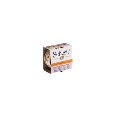 Comparer les prix de Boîte Chat- Schesir® Pâtée au Poulet et Crevettes en Sauce -  70g