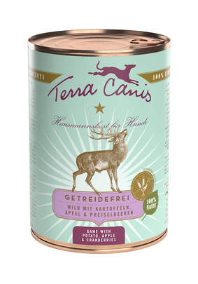 Comparer les prix de Boîtes Chien - Terra Canis Grain-free gibier - 400 g