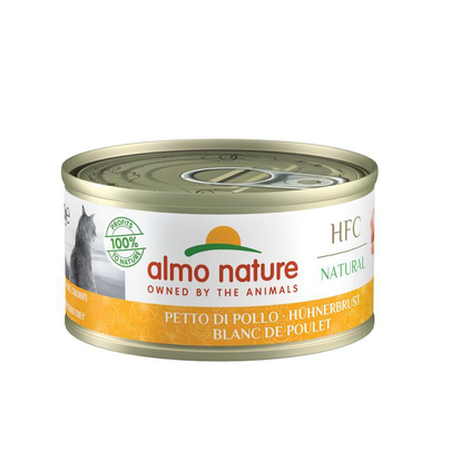 Meilleurs prix pour Boîte Chat – Almo Nature HFC Natural Blanc de Poulet 70 gr