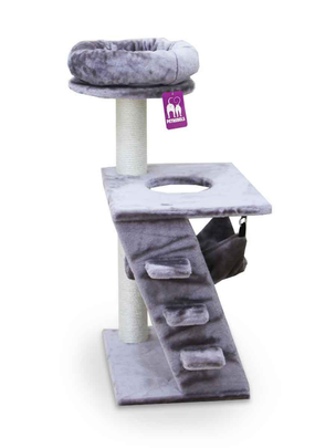 Comparer les prix de Jouet chat - Petrebels Arbre à chat Seattle 89 cappuccino - 48 x 35 x 89 cm